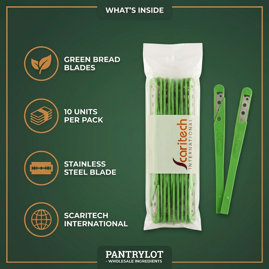 GREEN BREAD BLADES 10 units — in-the-box features card