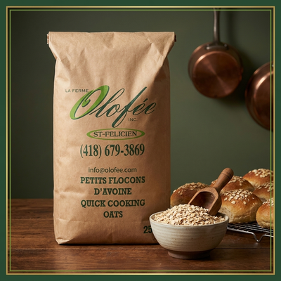 QUICK COOKING OATS - OLOFÉE - 25kg — lifestyle card