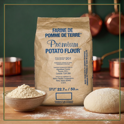 YELLOW POTATO FLOUR - 50lbs 22.68kg — lifestyle card