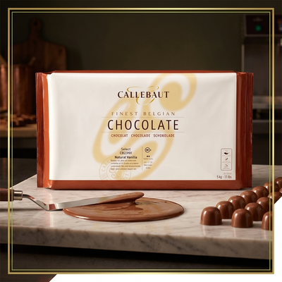 MILK CHOCOLATE BLOCK - BARRY CALLEBAUT - 5kg — lifestyle card