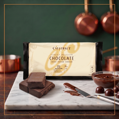 DARK CHOCOLATE BLOCKS PARVE 54% - BARRY CALLEBAUT - 5kg — lifestyle card