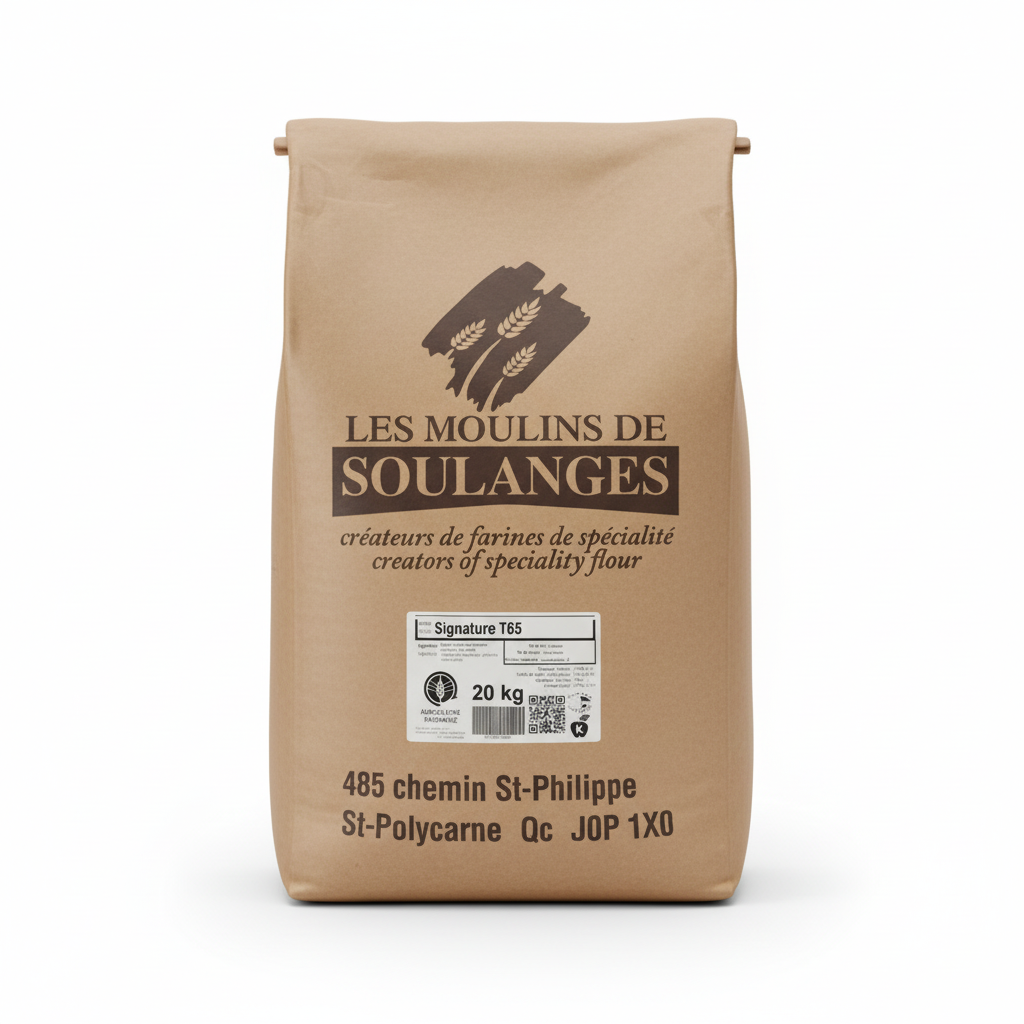 SIGNATURE FLOUR T65 - LES MOULINS DE SOULANGES - 20kg