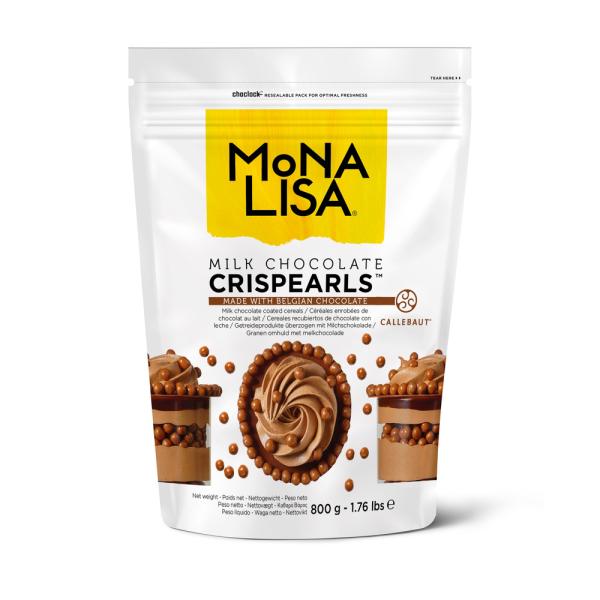 CRISPEARLS™ MILK CHOCOLATE COATED CEREALS - MONA LISA - 800g - 4 units
