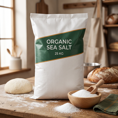 Organic Mediterranean Sea Salt Powder T00 — lifestyle card