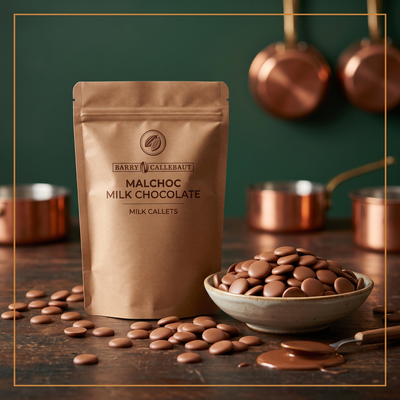 Barry Callebaut Malchoc Milk Chocolate No Added Sugar Callets — lifestyle card