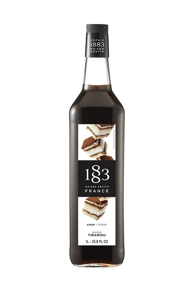 TIRAMISU FLAVORED SYRUP 1883 - MAISON ROUTIN - 1 L