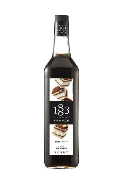 TIRAMISU FLAVORED SYRUP 1883 - MAISON ROUTIN - 1 L