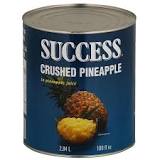 PINEAPPLE CRUSHED IN  JUICE SUCCESS  100 oz