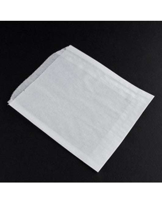 WHITE PAPER SANDWICH BAGS 6.75" x 6" x 0.75" - 1000 units